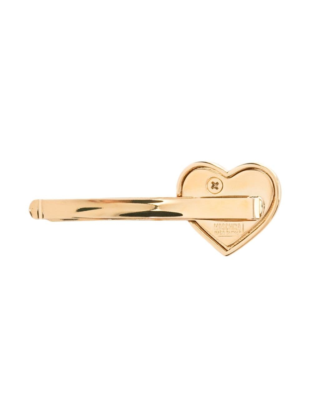 heart lock-charm hair pin - 2