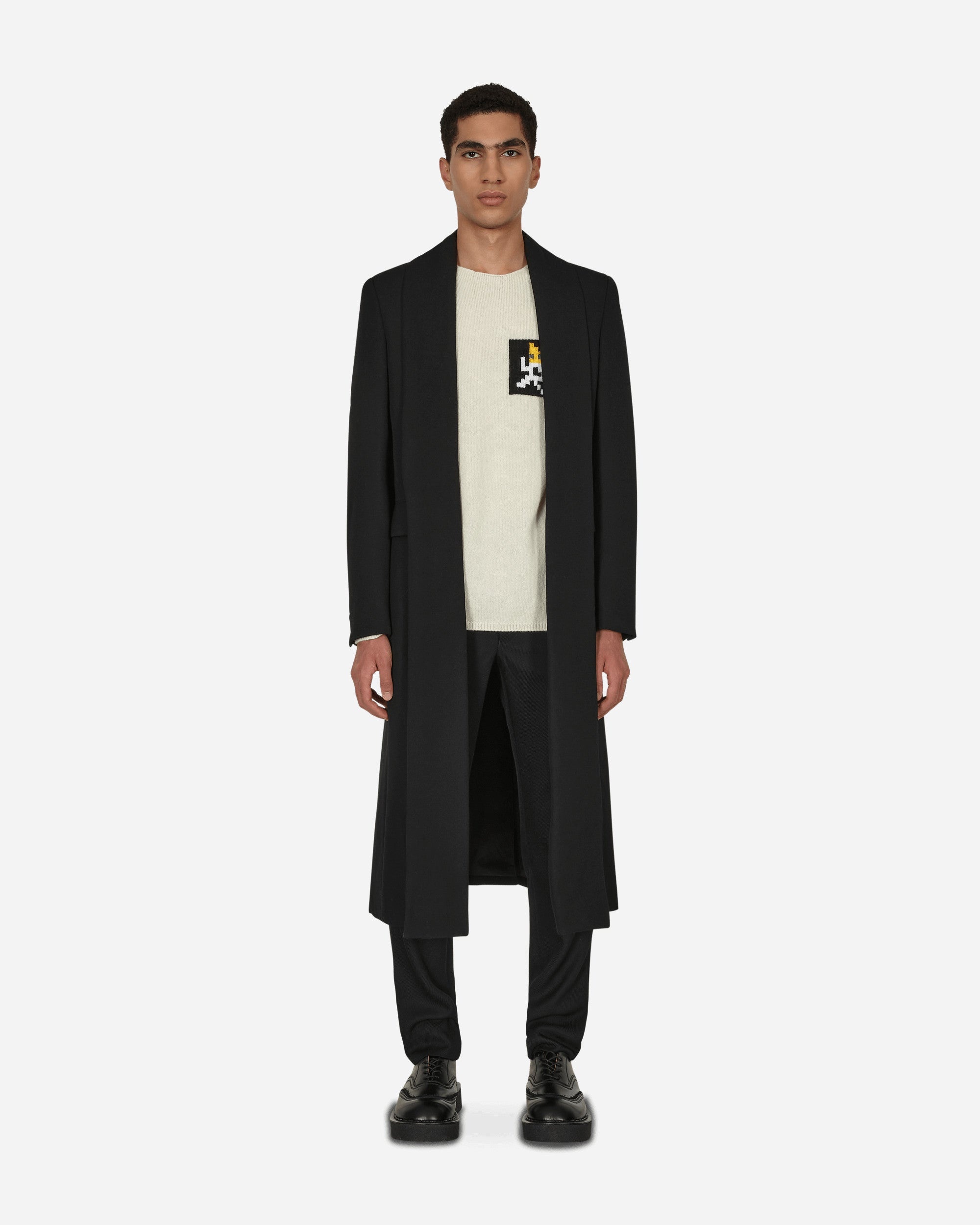 Wool Coat Black - 1