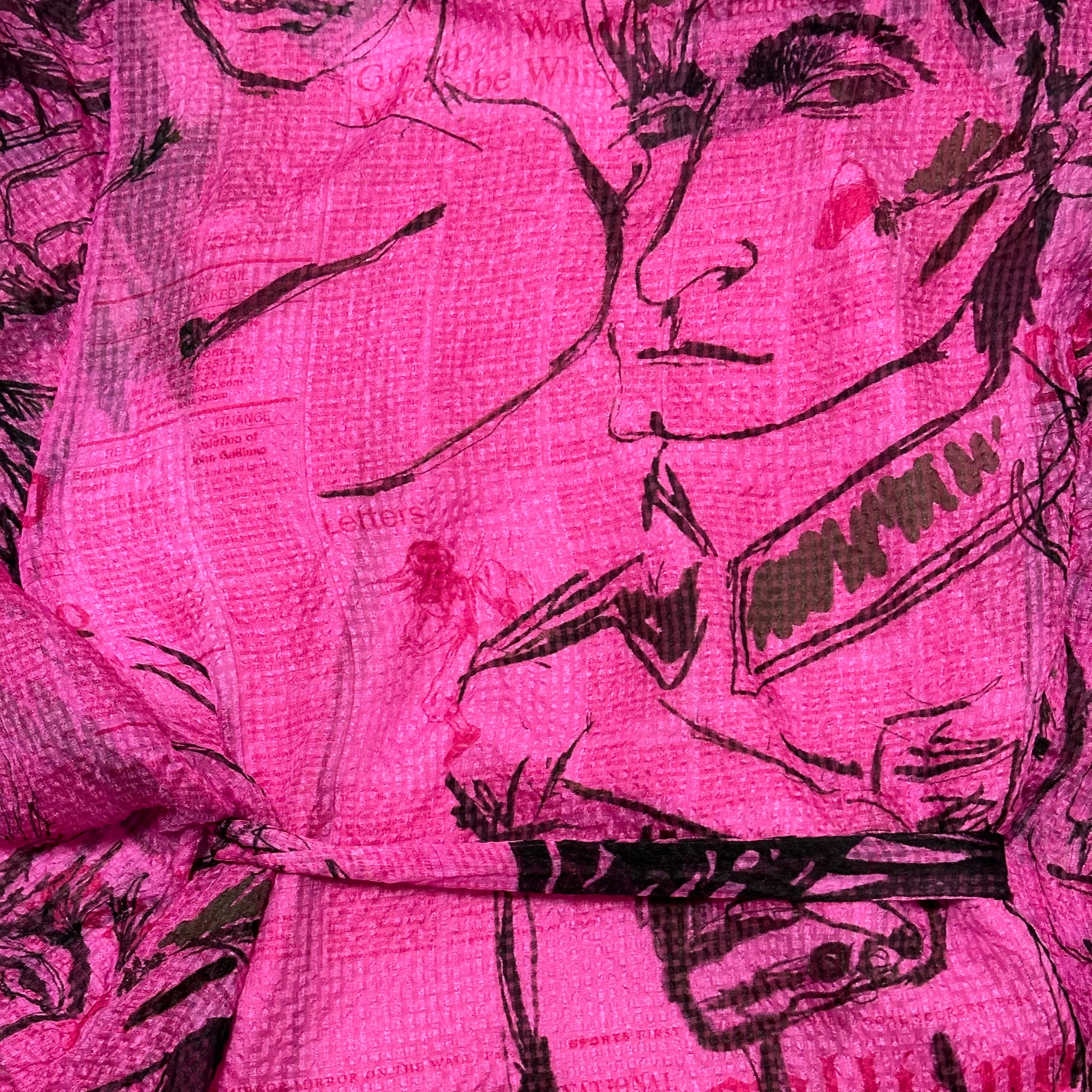 JOHN GALLIANO Silk Frill Top - 5