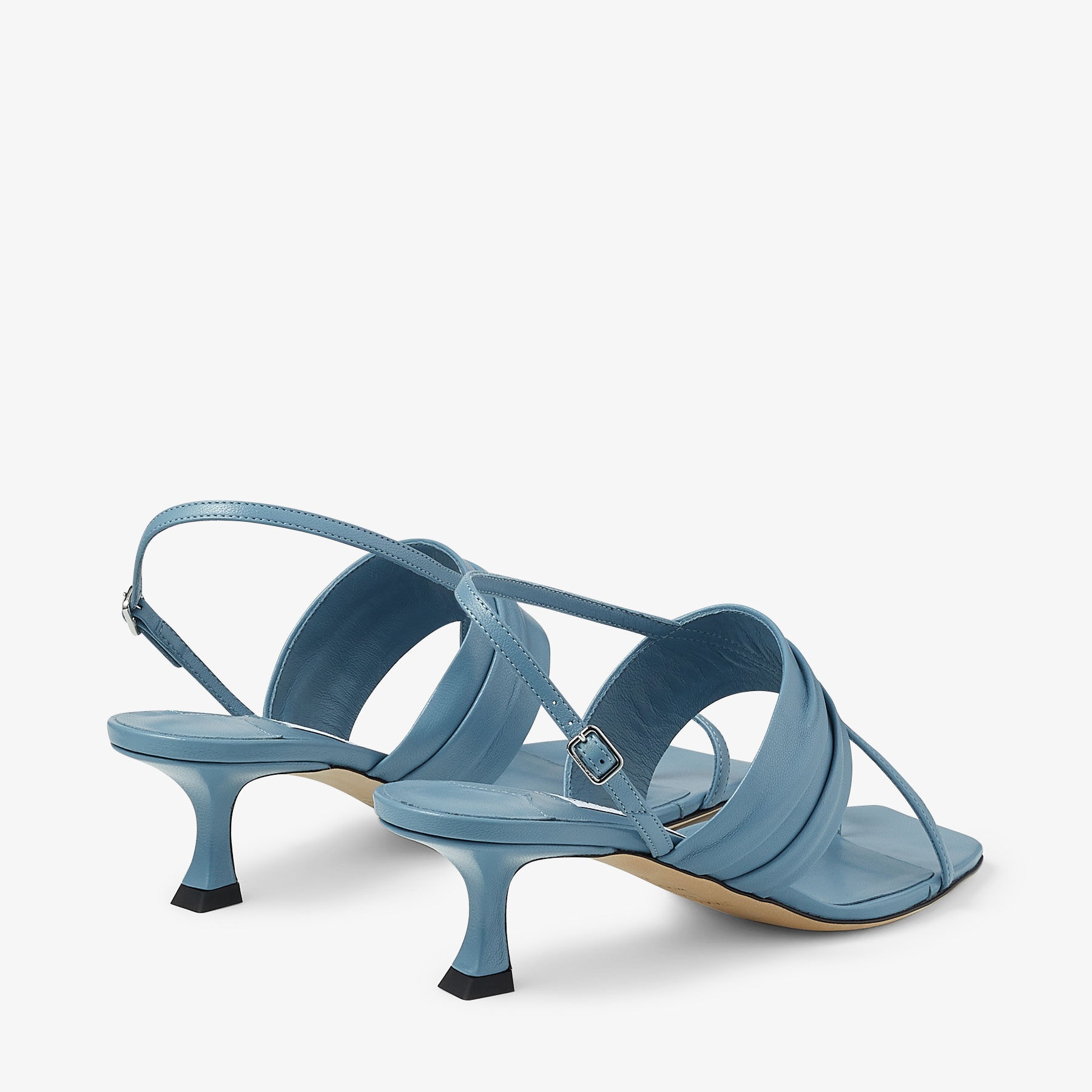 Beziers 50
Smoky Blue Nappa Leather Sandals - 6