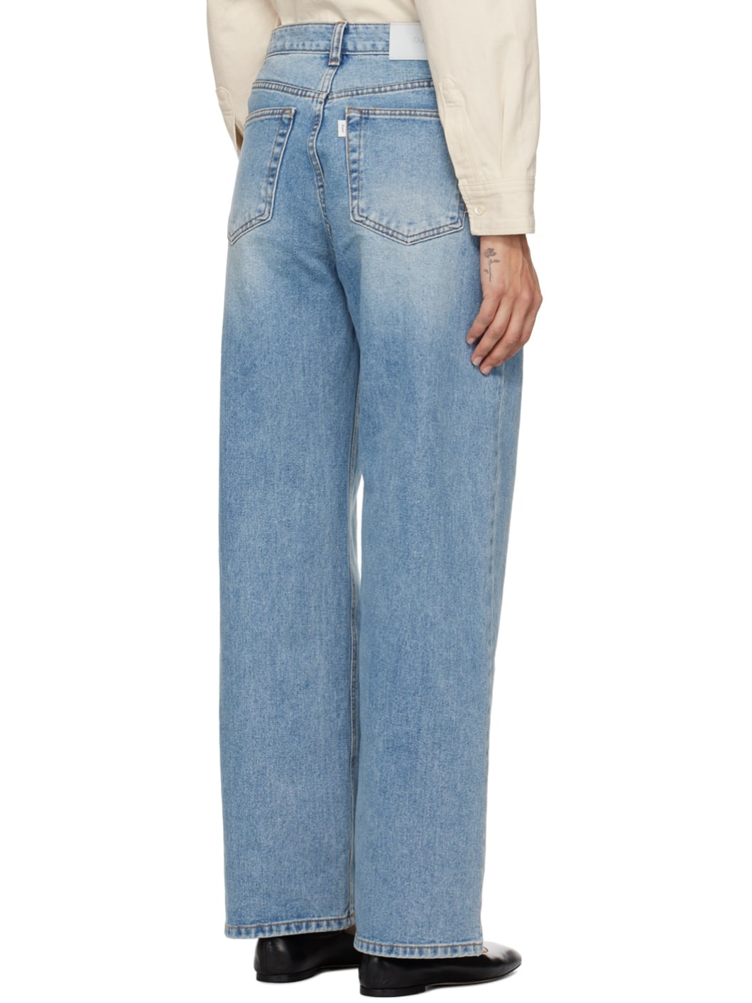 Blue Wide Jeans - 3