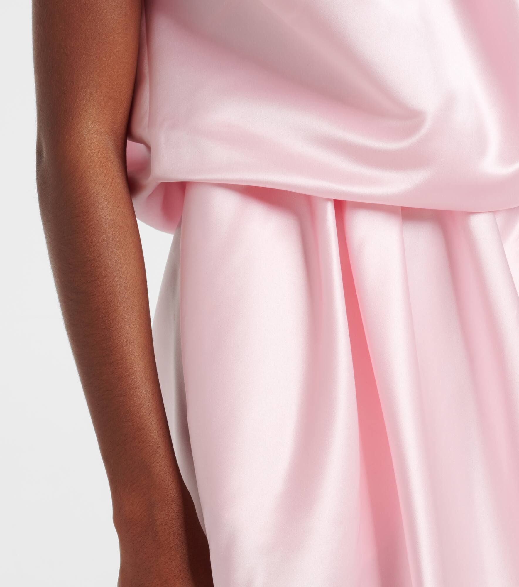 Draped satin top - 5