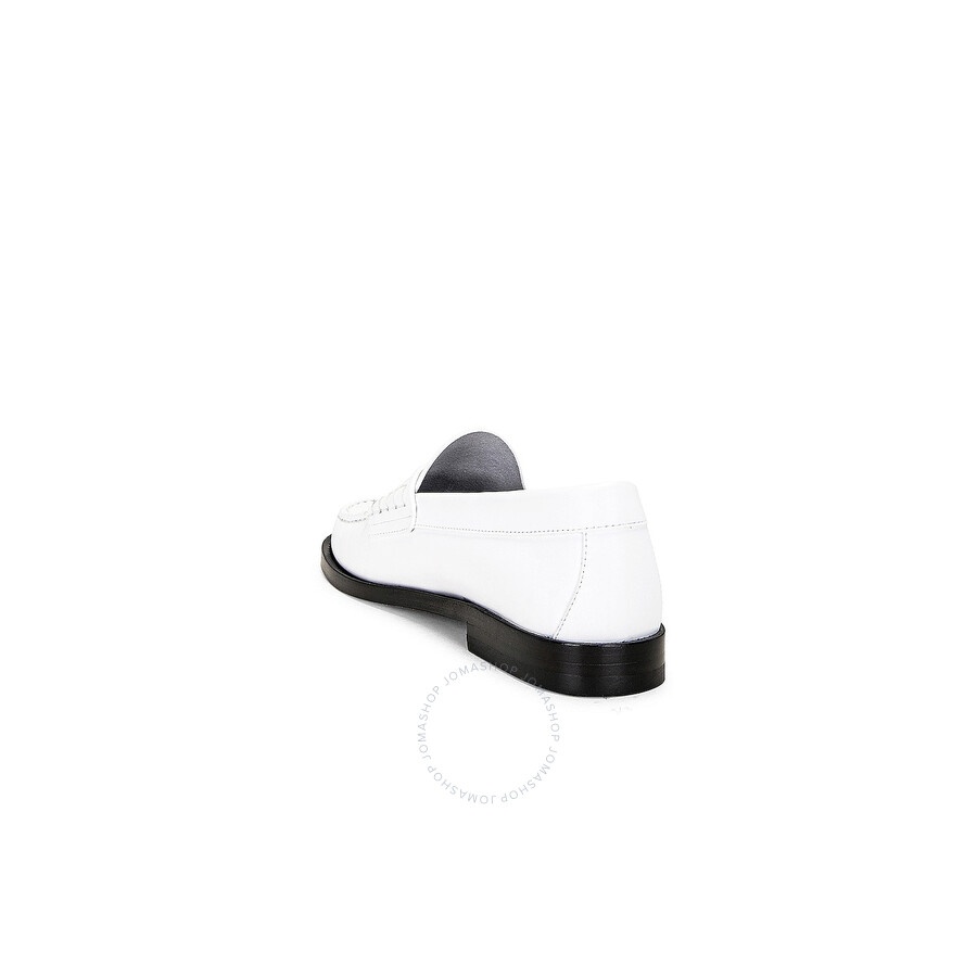 Burberry Logo-Detail Leather Penny Loafers - 3