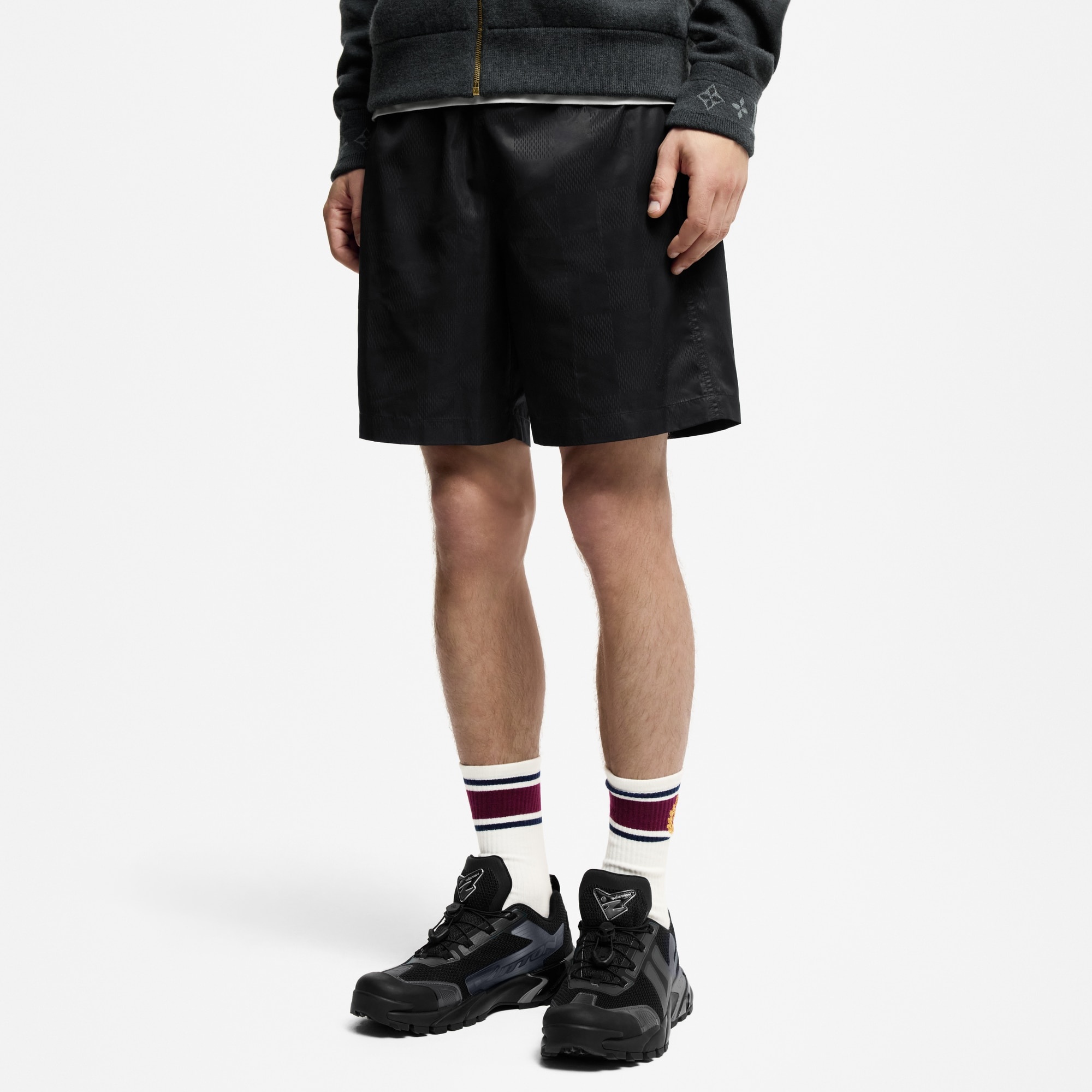 Damier Nylon Swim Shorts - 2