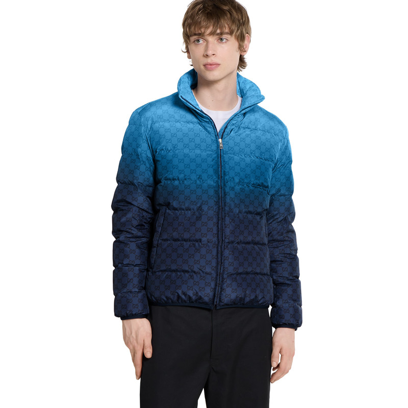 Printed technical poplin zip jacket 3