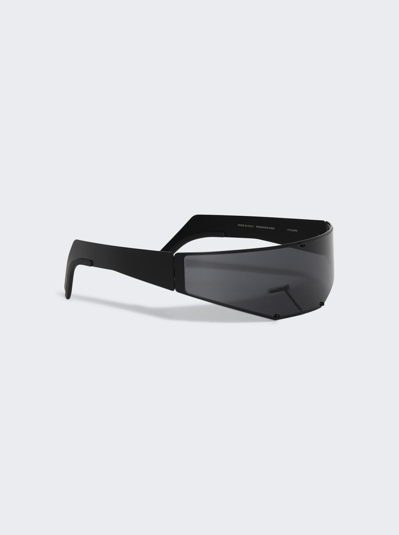 Rick Owens DRKSHDW Cyclops Sunglasses Black outlook