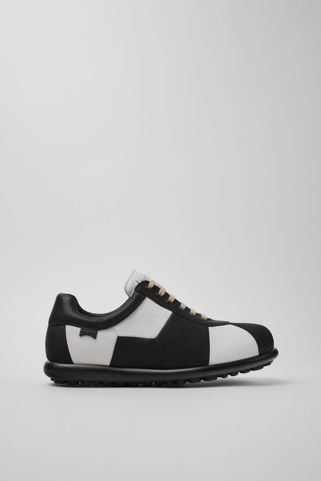 Twins Beige Leather Shoes for Men. - 1