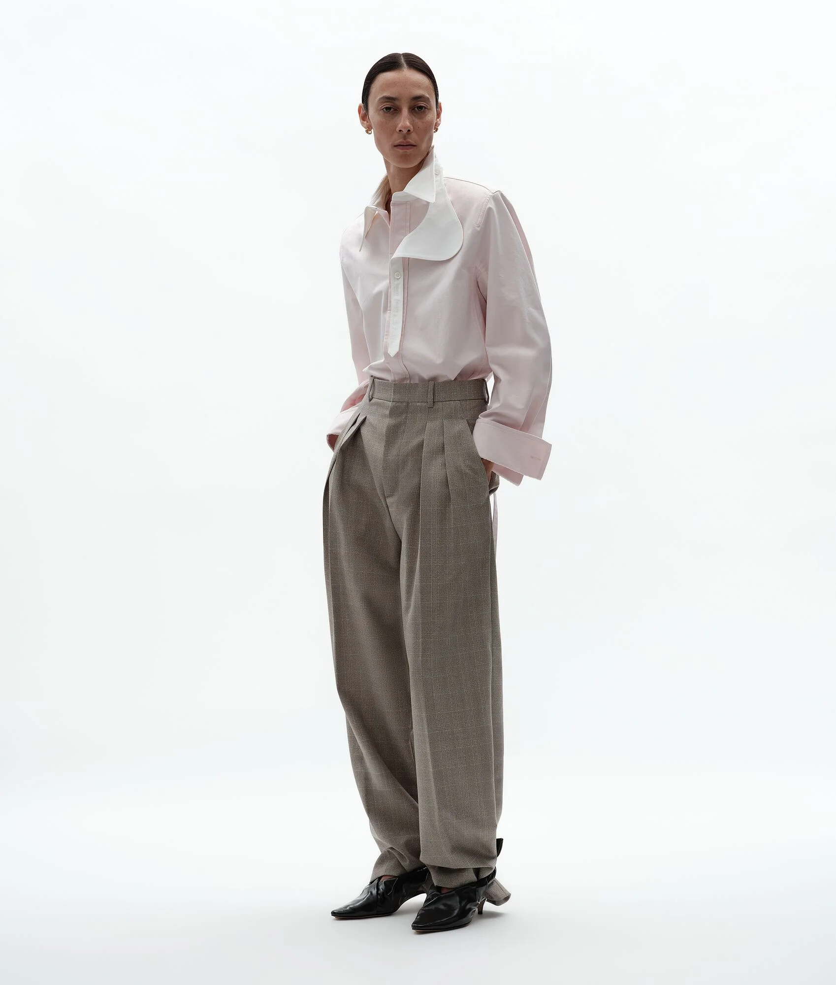 Prince Of Wales Wool Pants - 1