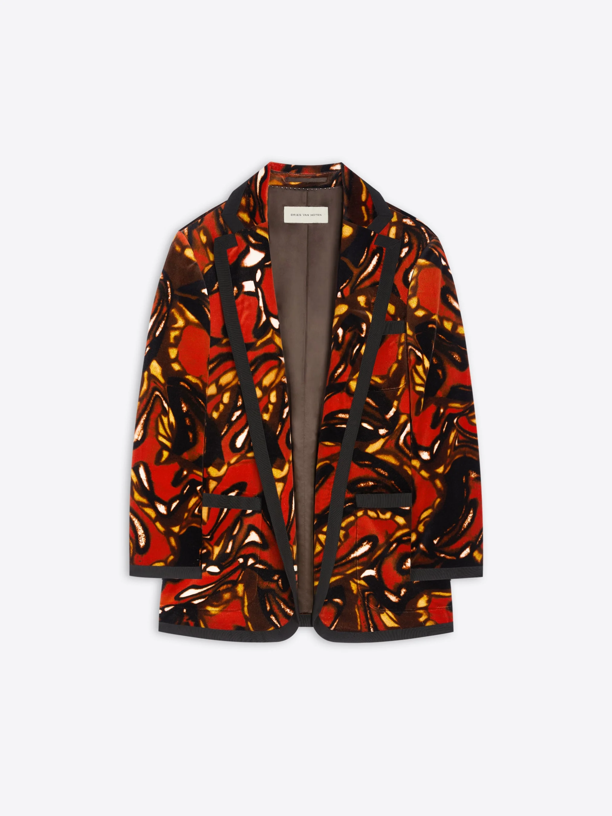 OVERSIZED VELVET BLAZER - 1