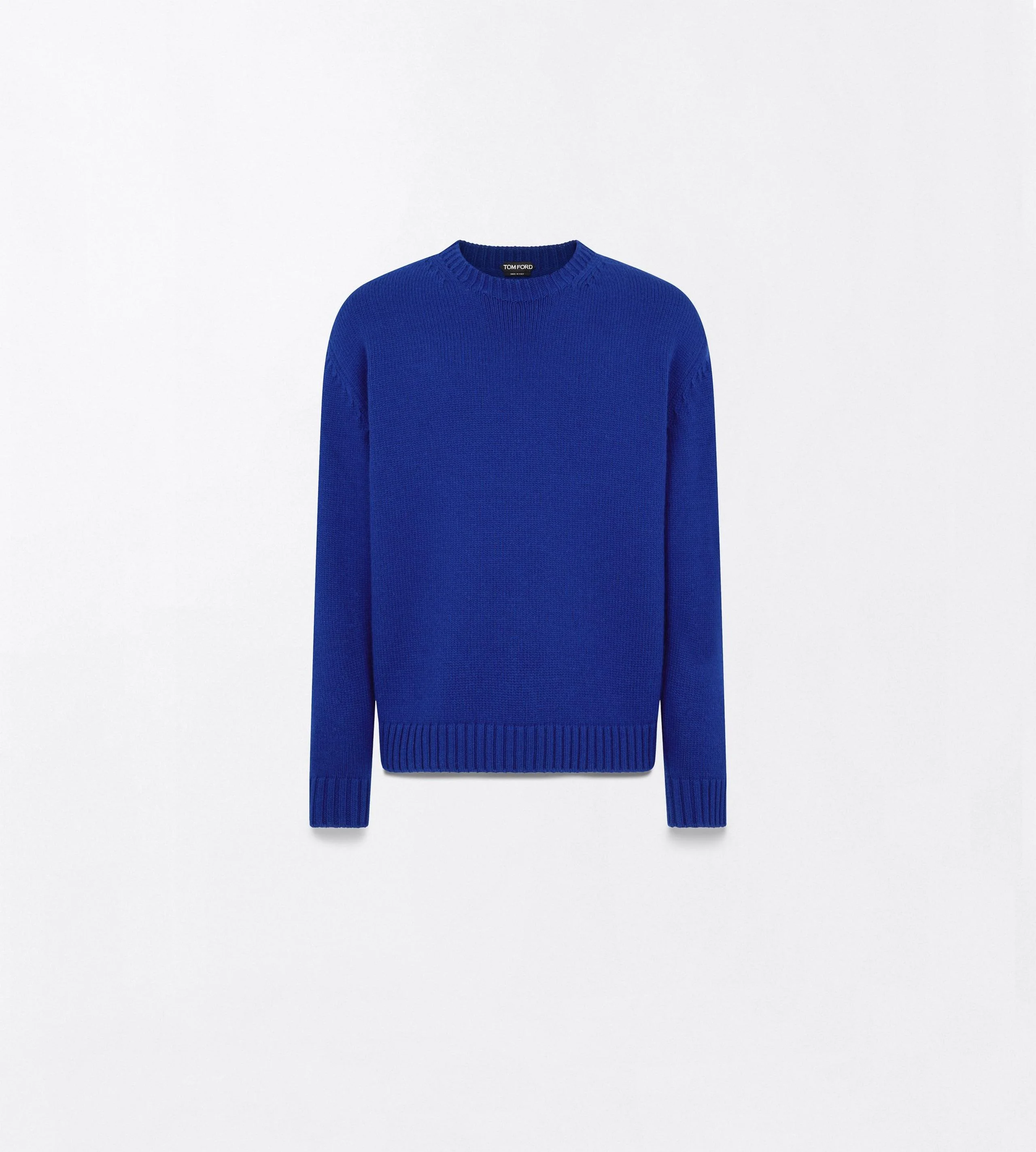 CASHMERE WOOL CREW NECK SWEATER - 1