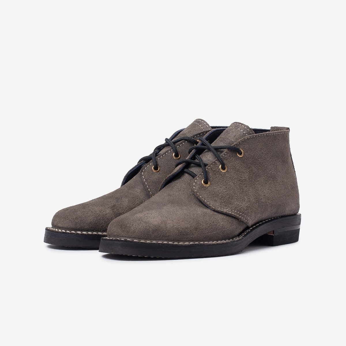 Iron Heart Int'l x Wesco® - Chukka Boot - Charcoal Roughout - 1