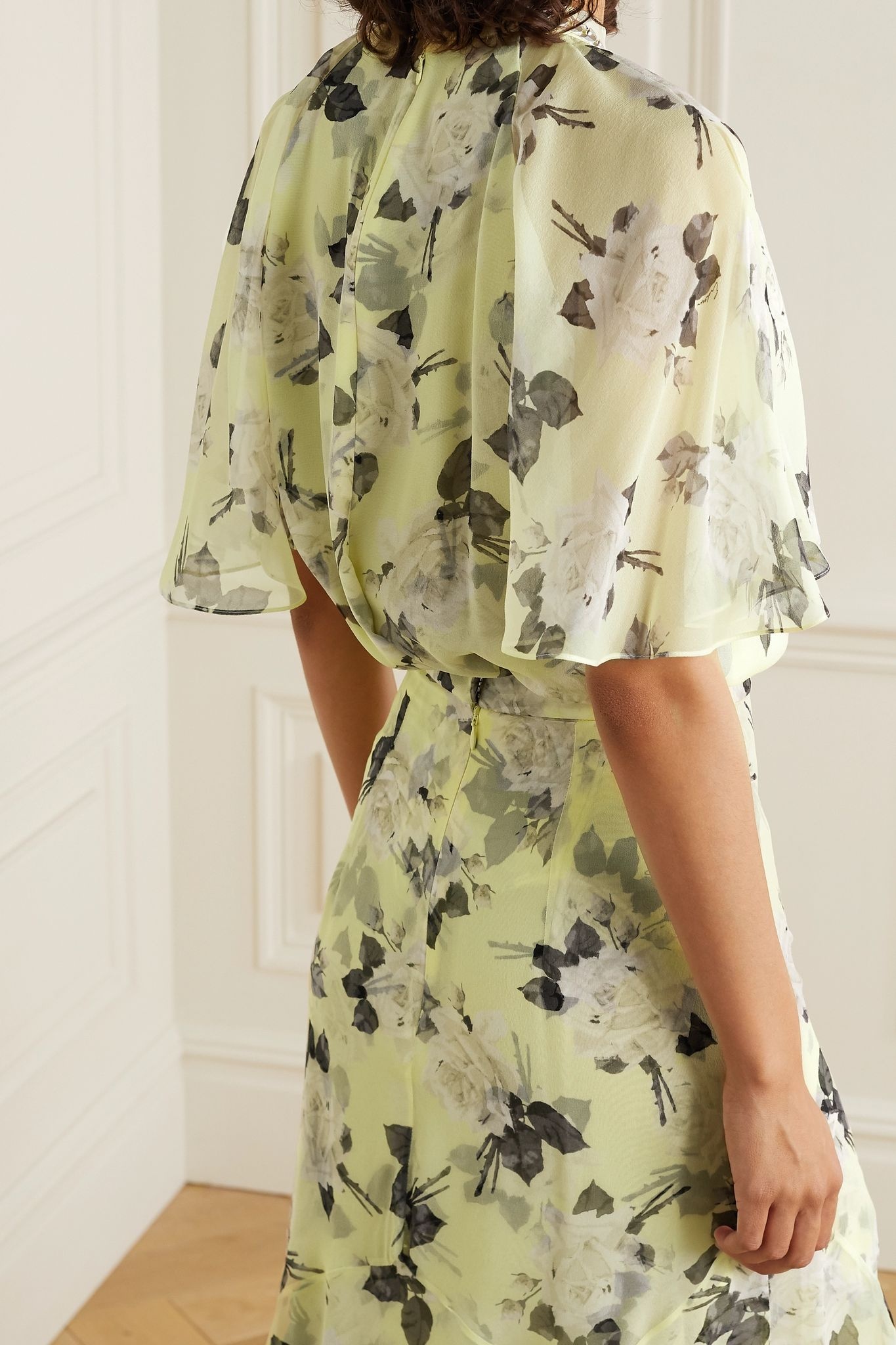 Bennett floral-print silk-voile blouse - 3