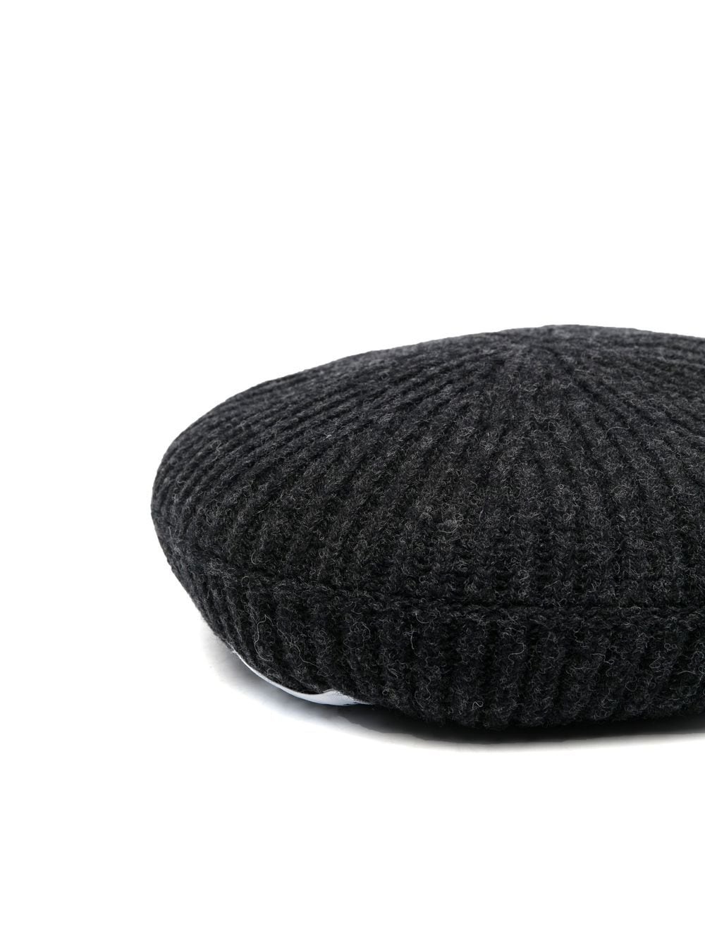 ribbed knitted beret - 2