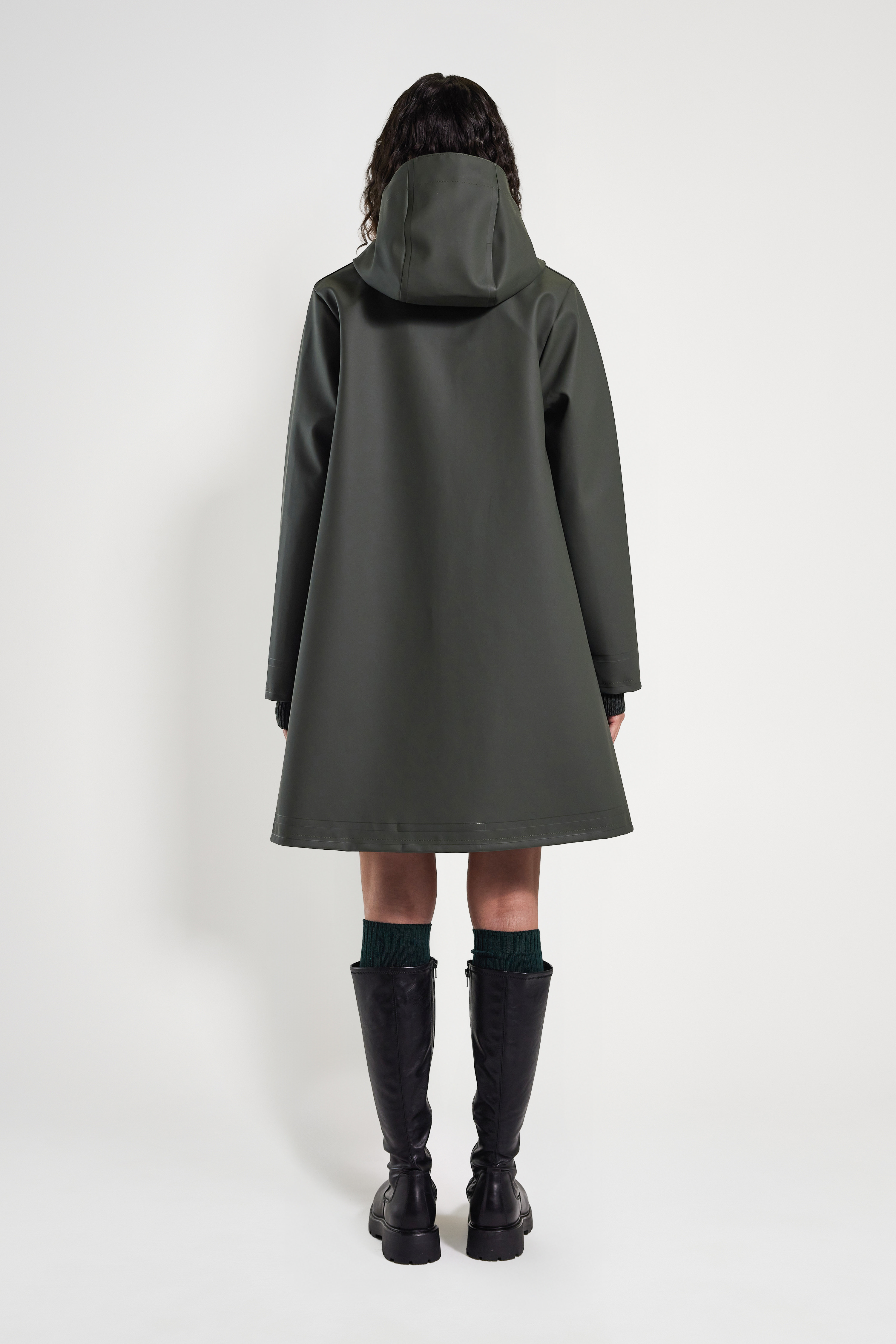 Women's Raincoat Green - 4