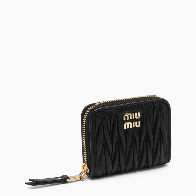 ★MiuMiu★ Materasse House Around Wallet Black 5MM268AFPPF00 Miu Miu Materasse House Around Wallet Black | eBay