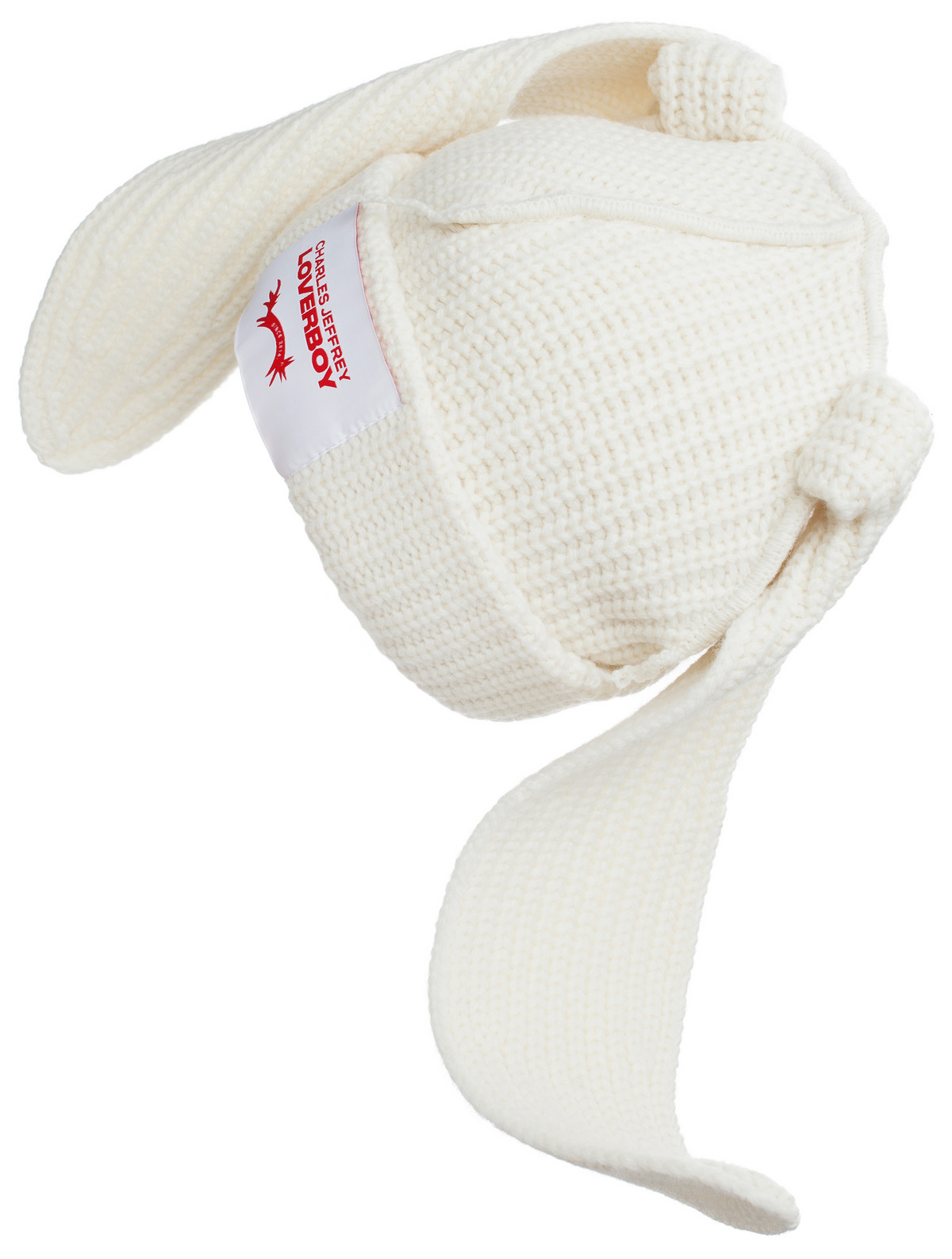 FLOPPY RABBIT BEANIE (ECRU) - 2