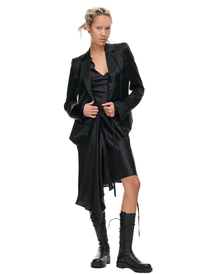 Ann Demeulemeester Frederique Asymmetric Wrap Dress outlook