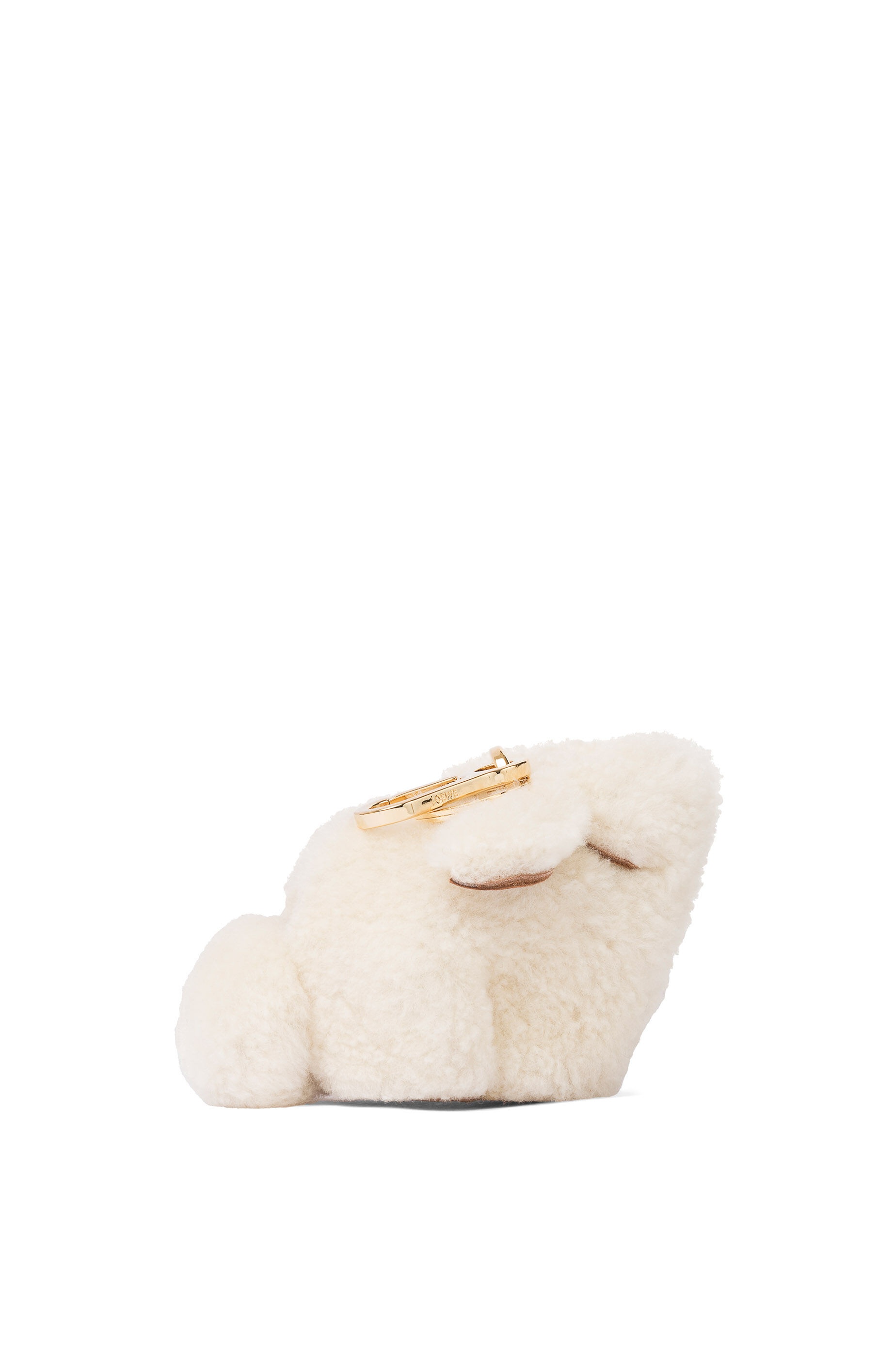 Bunny charm in shearling - 5