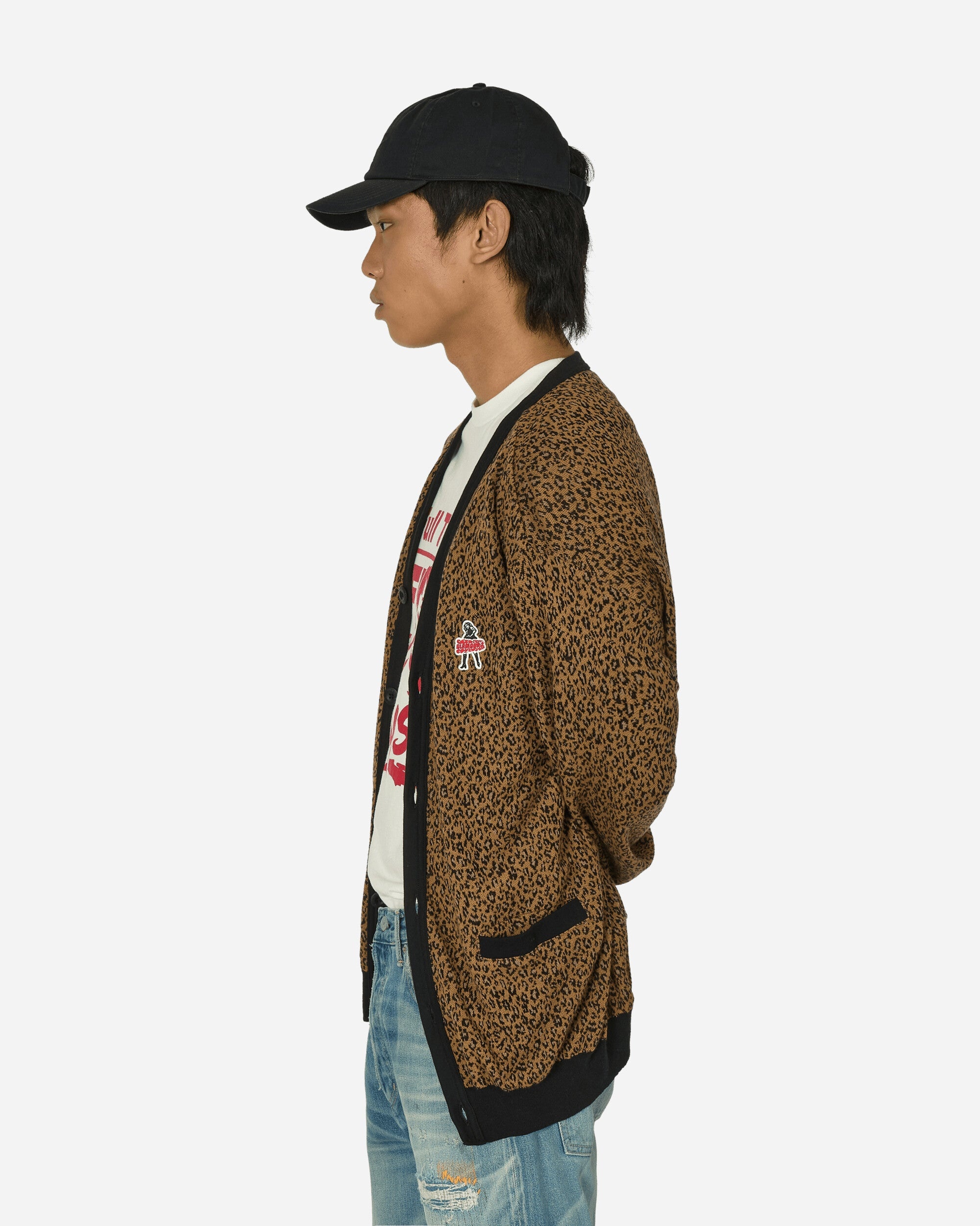 Leopard Vixen Girl Cardigan Beige - 2