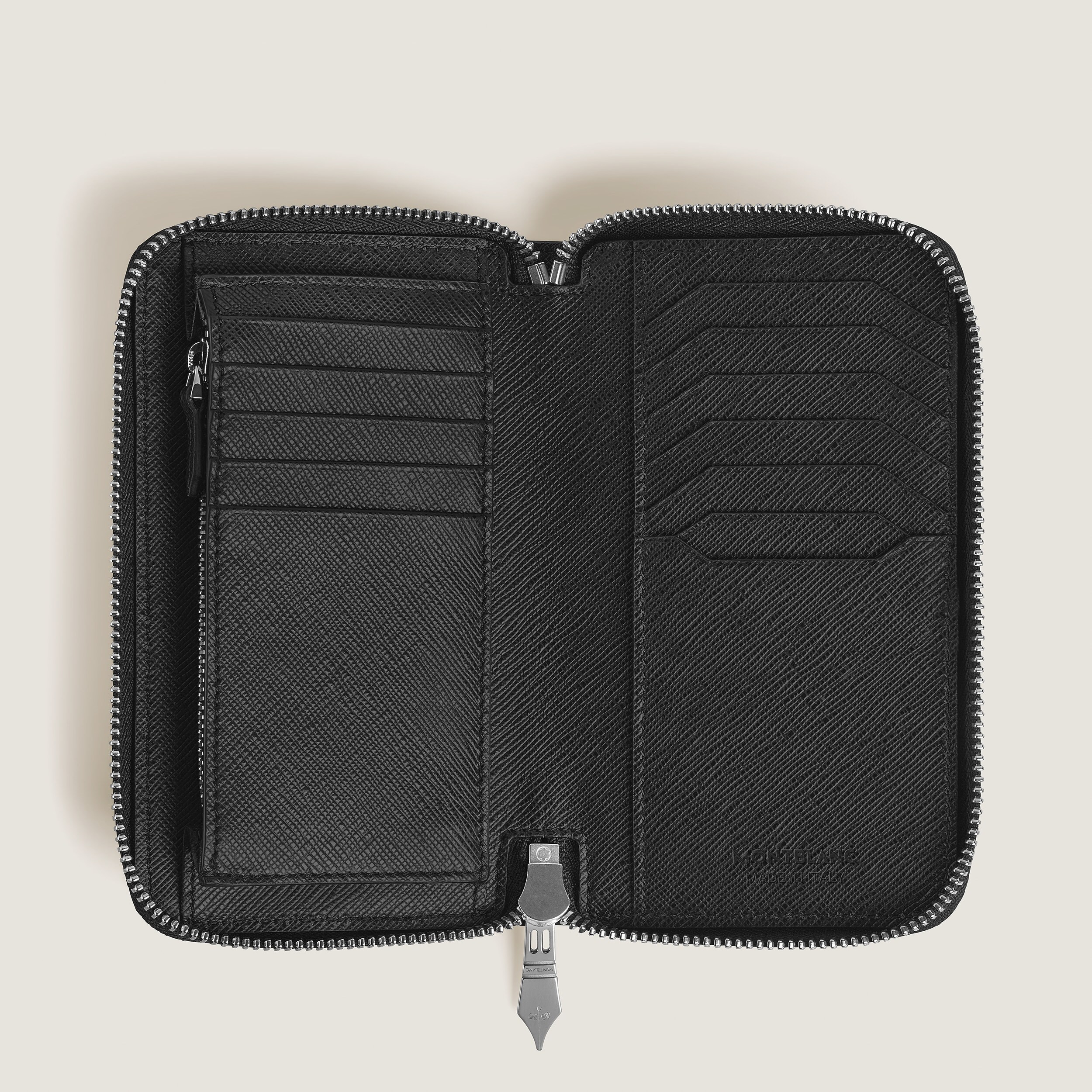 SARTORIAL MEDIUM WALLET 12CC WITH ZIP - 4