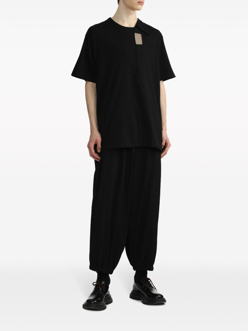 Yohji Yamamoto asymmetric cotton T-shirt outlook