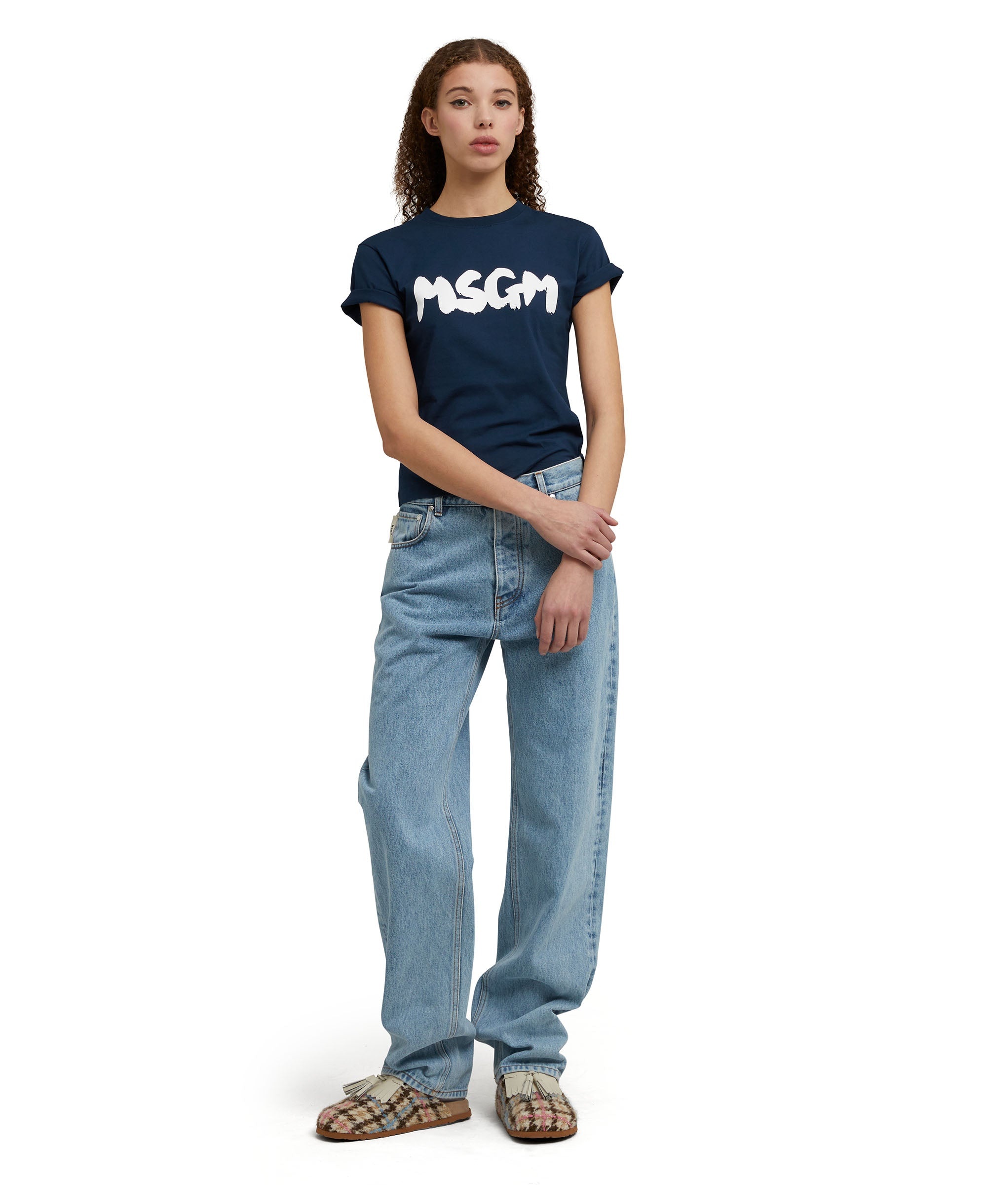 MSGM｜ (3541MDL06 237790 89) MSGM Tied Waist Shirt in Light Yellow | REVOLVE