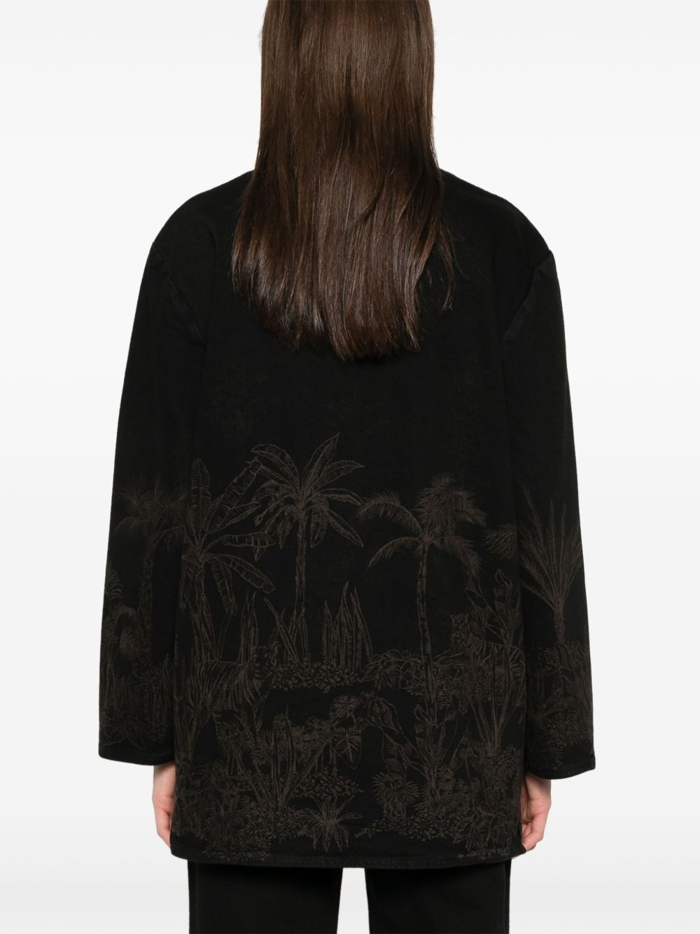 Jungle Toile de Jouy blouse - 4