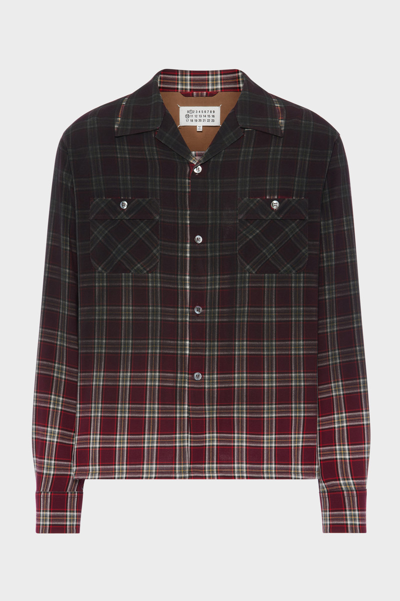 Gradient check shirt 1