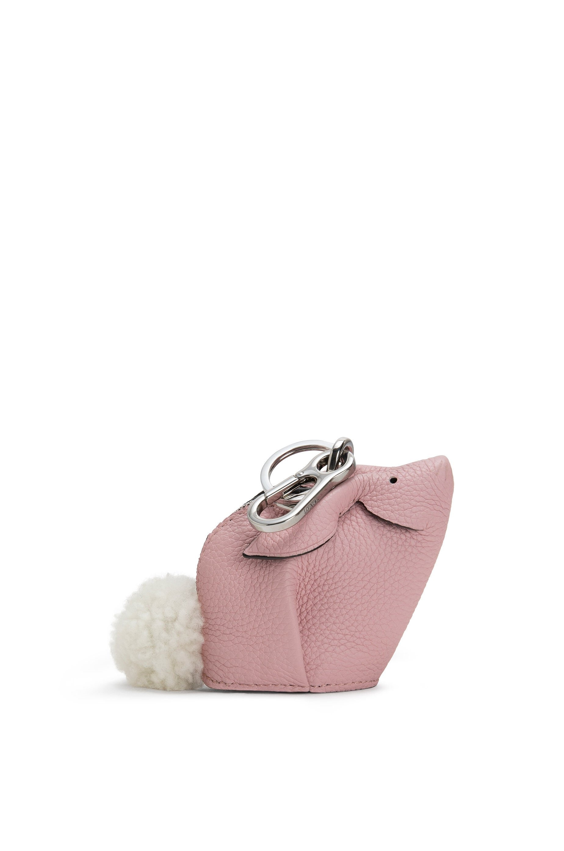 Bunny charm in soft grained calfskin - 1