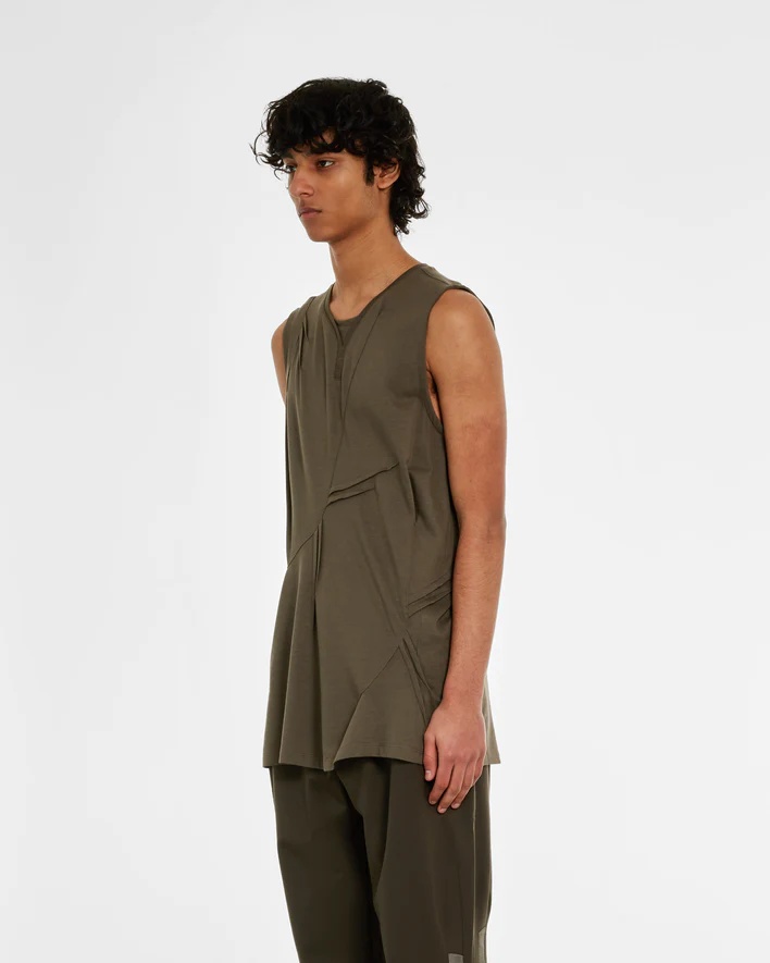 Kiko Kostadinov Deultum Darted Vest | club21 | REVERSIBLE