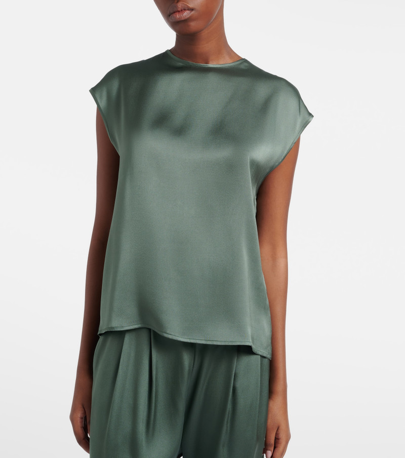 ASCENO Dasha silk twill top outlook