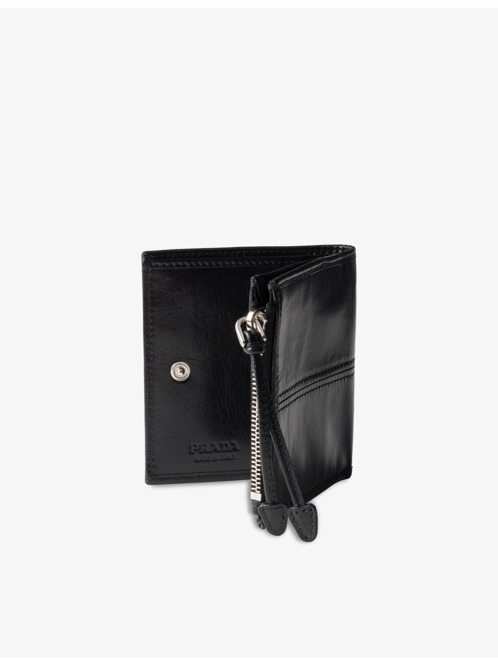 Brand-Plaque Small Leather Wallet - 2