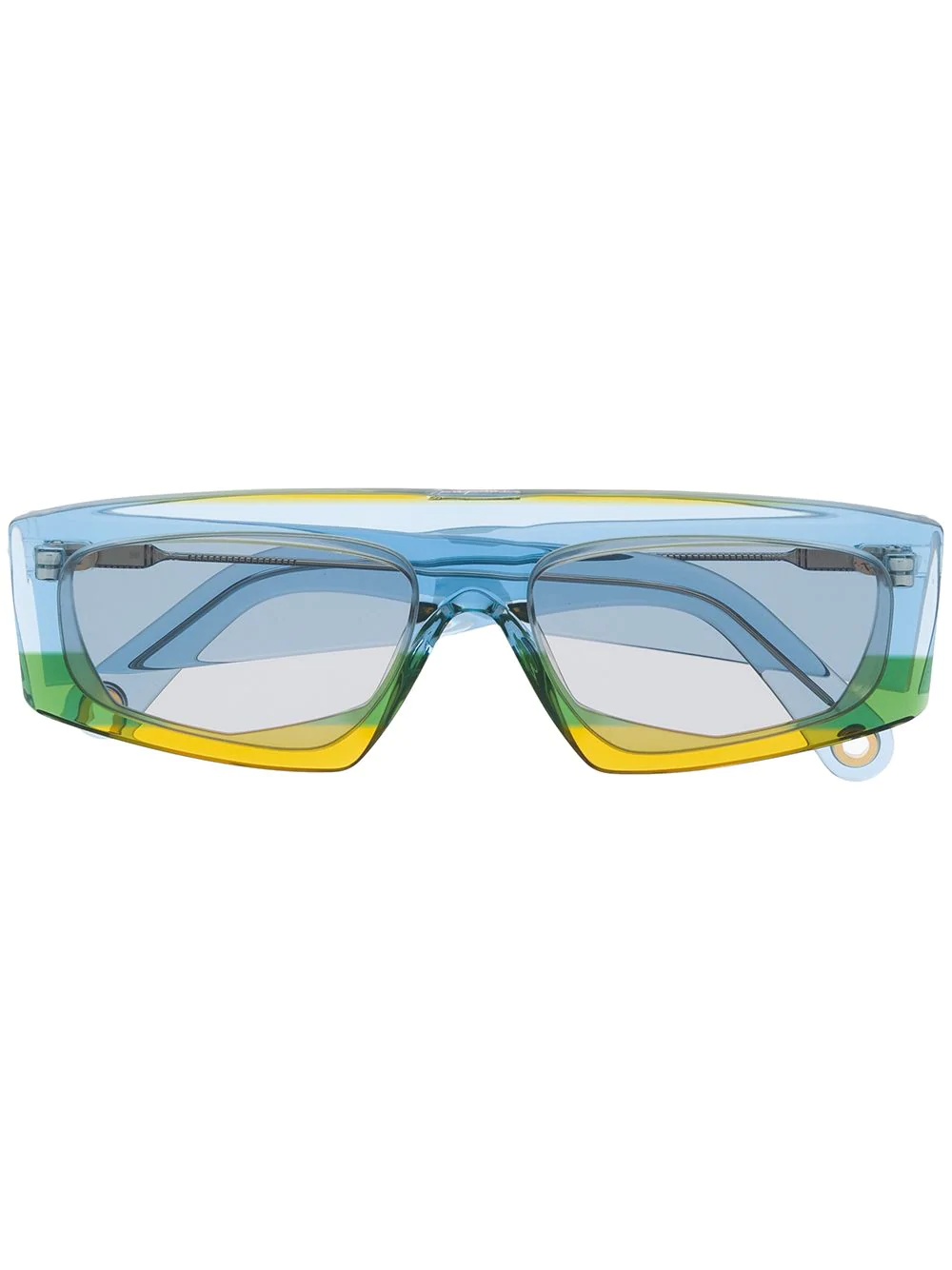 Yauco square-frame glasses - 1