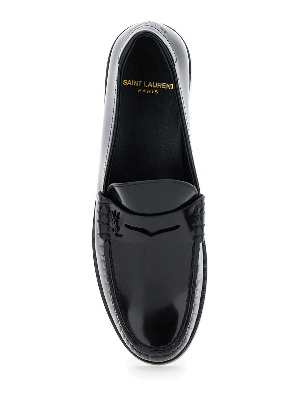 Saint Laurent Women Black Loafers In Leather Woman - 4