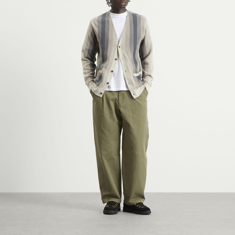 BEAMS PLUS Beams Plus Multi Stripe Cardigan outlook