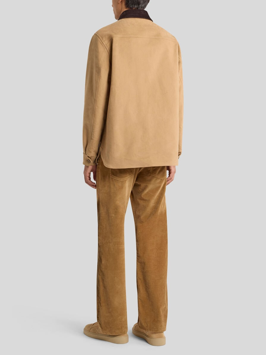 COTTON JACKET WITH PEGASO - 4