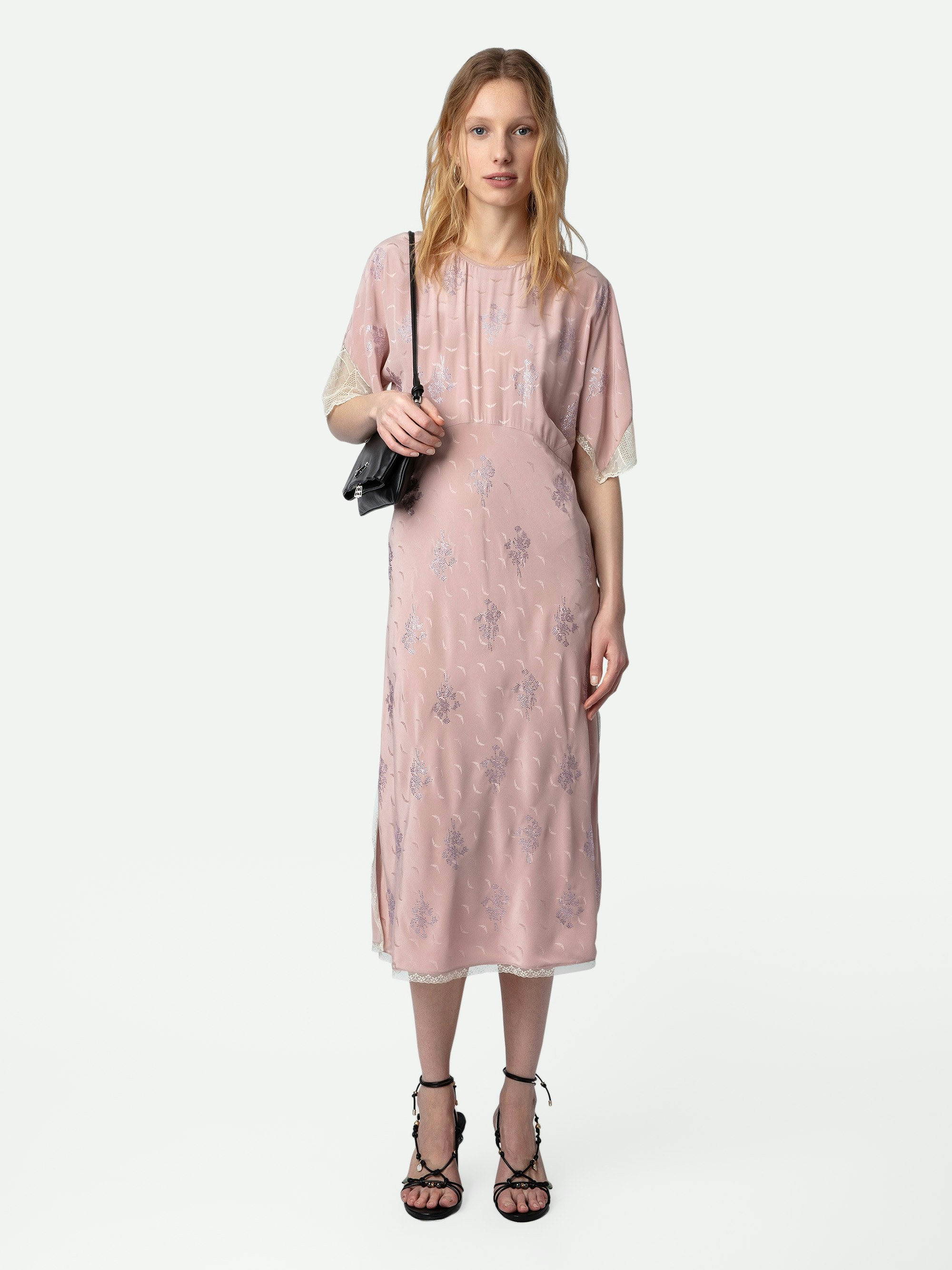 Rey Silk Jacquard Dress - 2