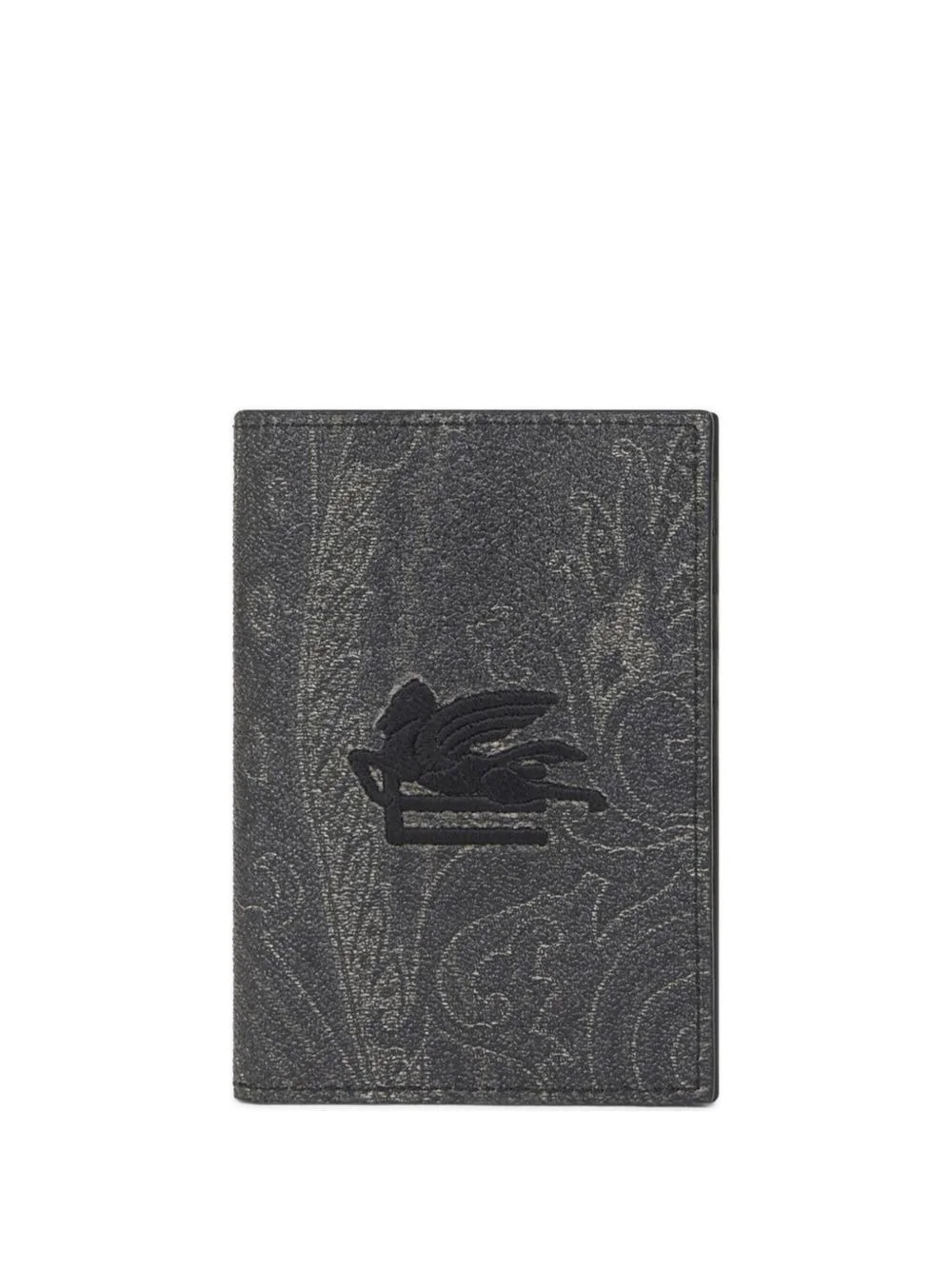 paisley embroidered passport case - 1