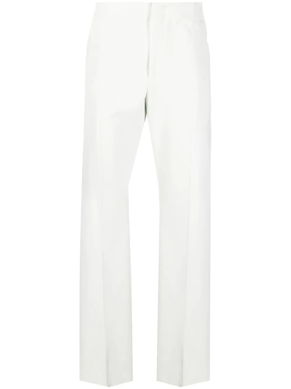 high-waisted straight-leg trousers - 1