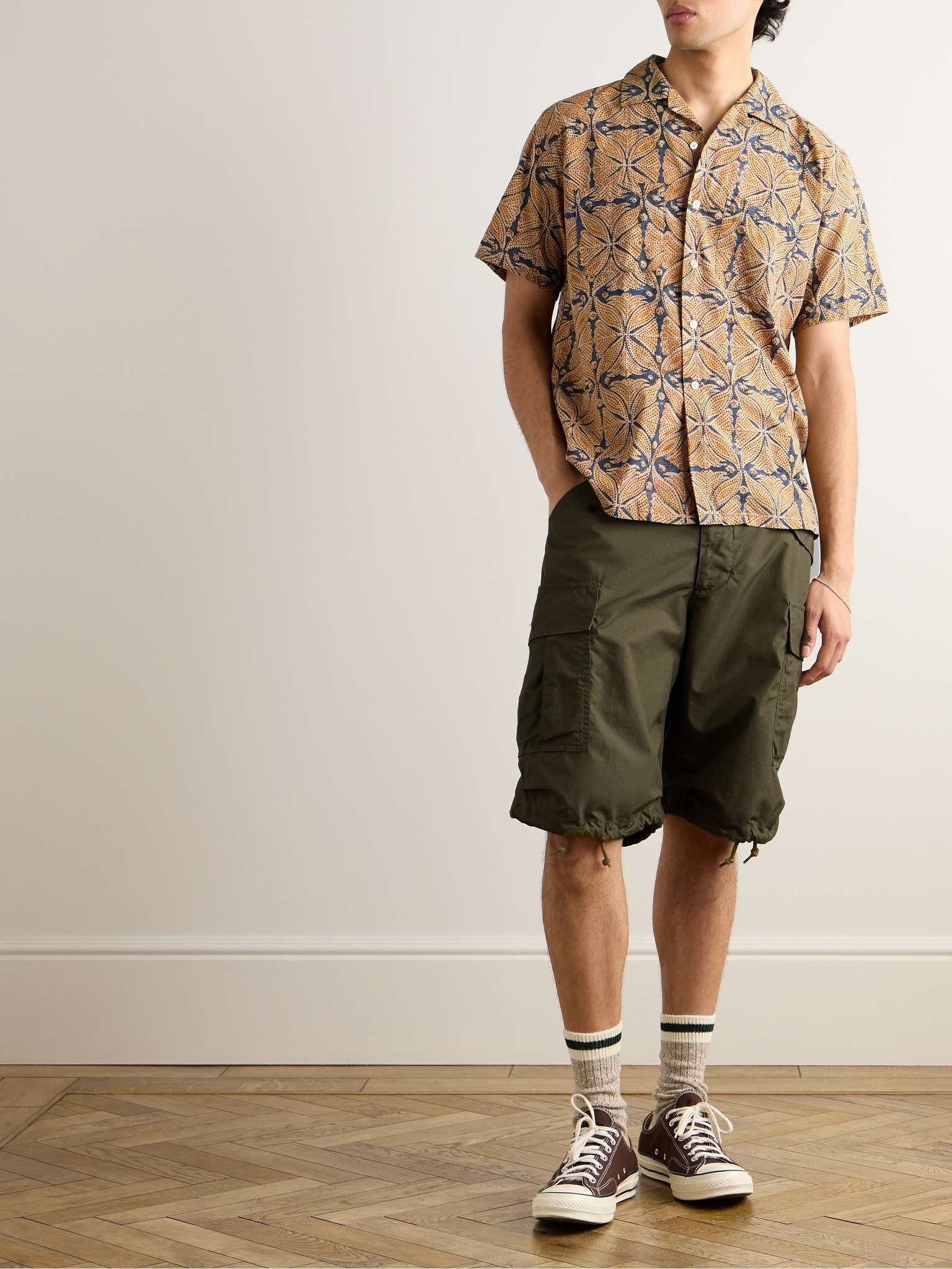 Straight-Leg Cotton-Ripstop Cargo Shorts - 2