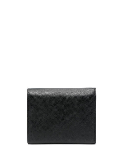 VERSACE JEANS COUTURE logo-plaque leather wallet outlook