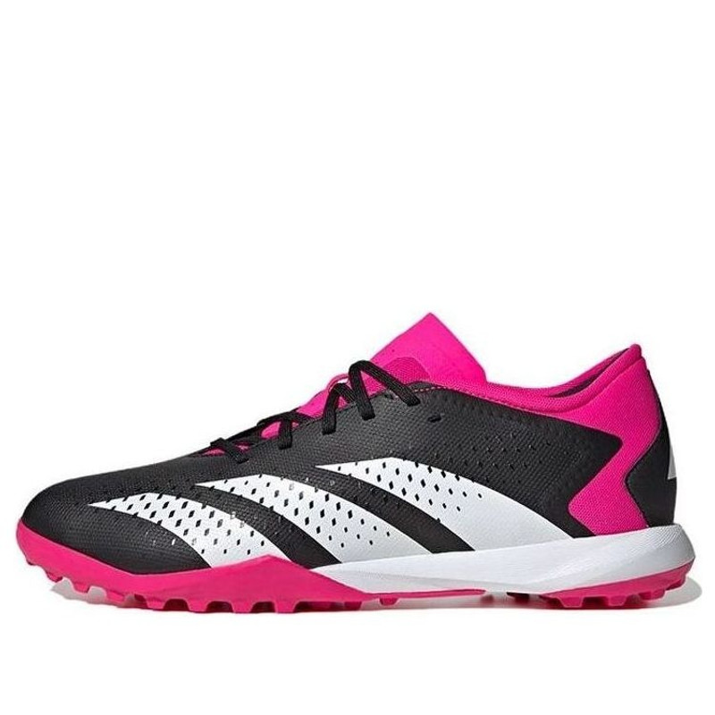 adidas Predator 정확도.3 낮은 TF '핵심 까만 팀 충격 분홍색' GW4640 - 1