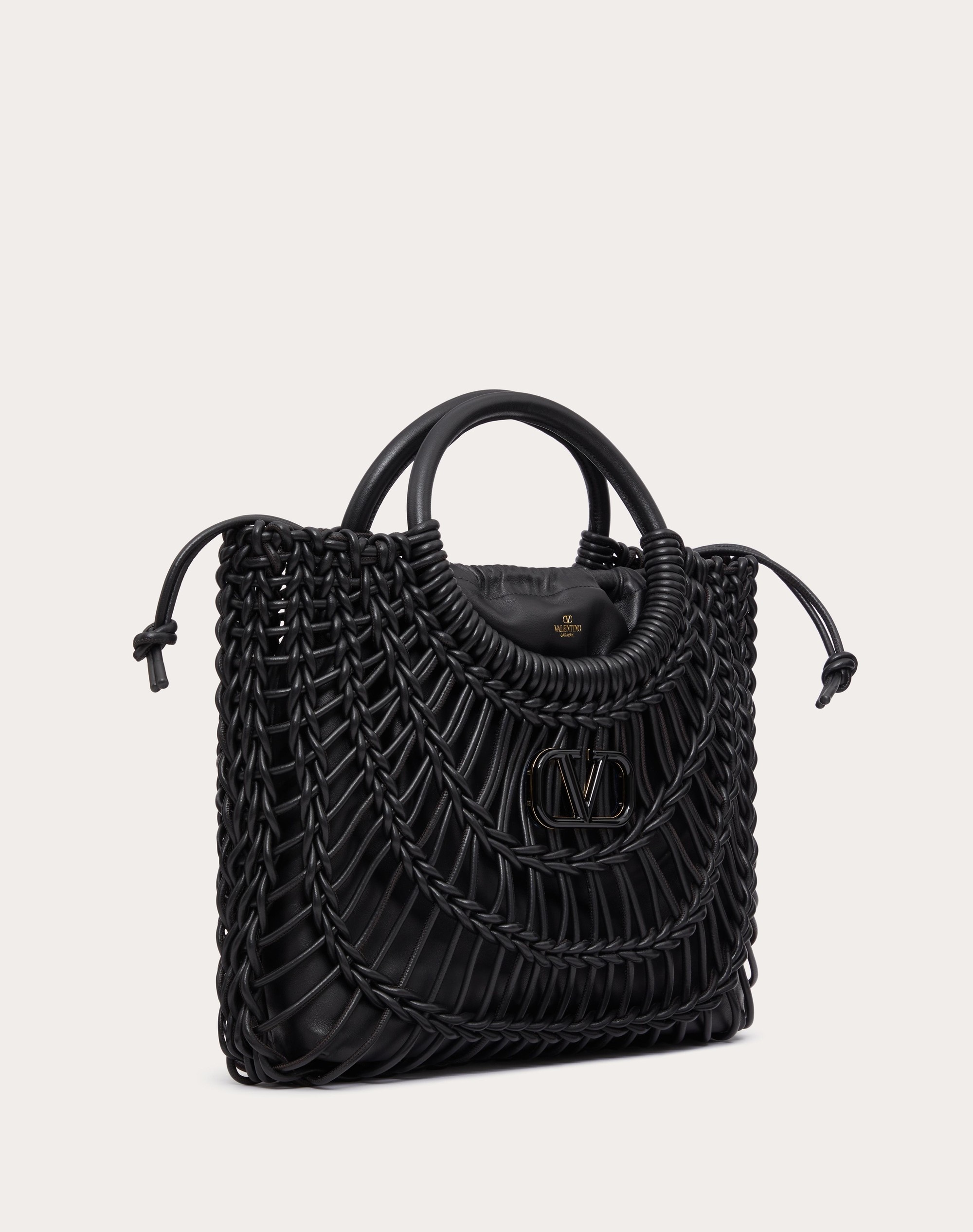 ALLKNOTS WOVEN LEATHER SHOPPER - 3