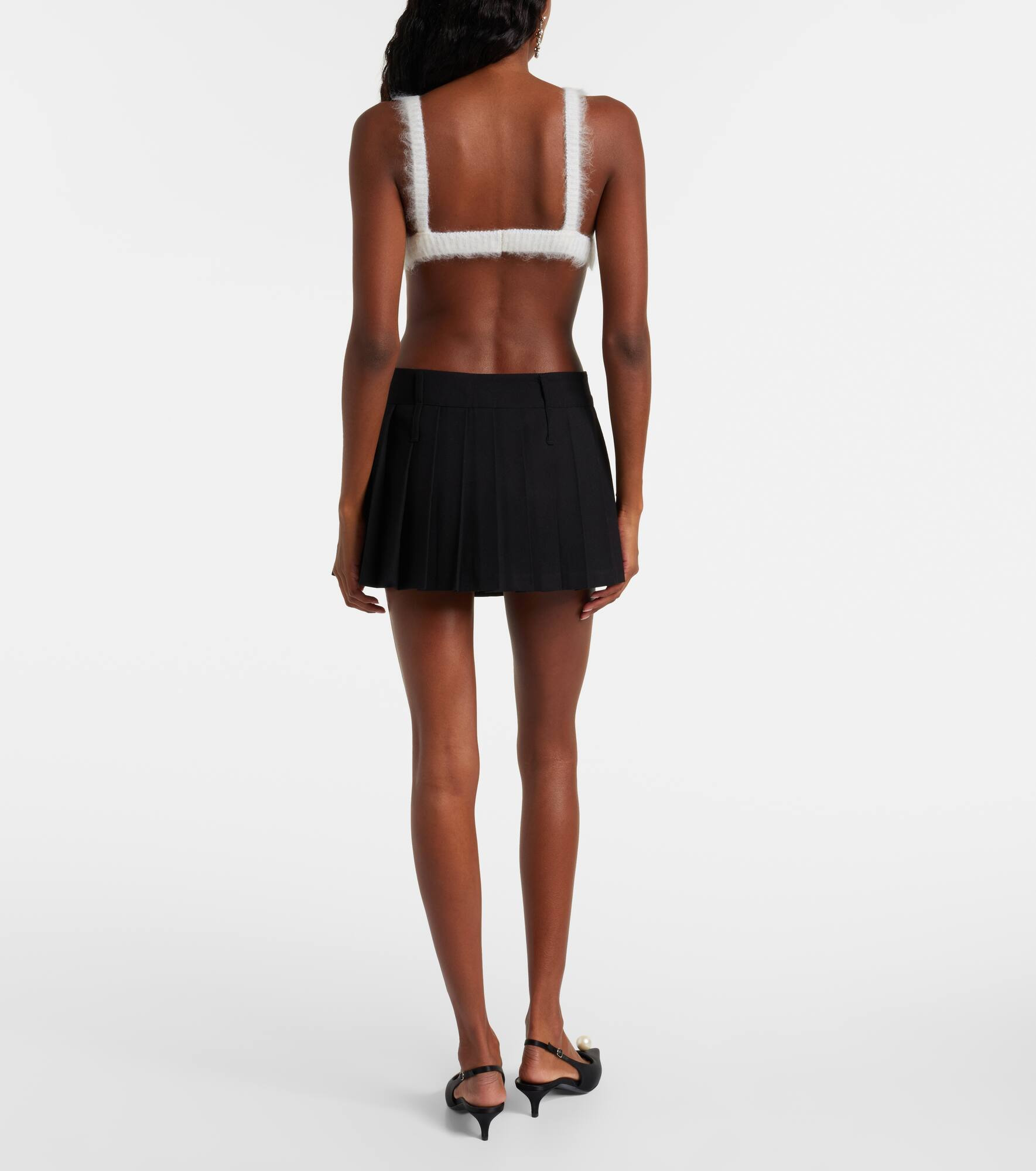 Mohair and wool-blend bra top - 3