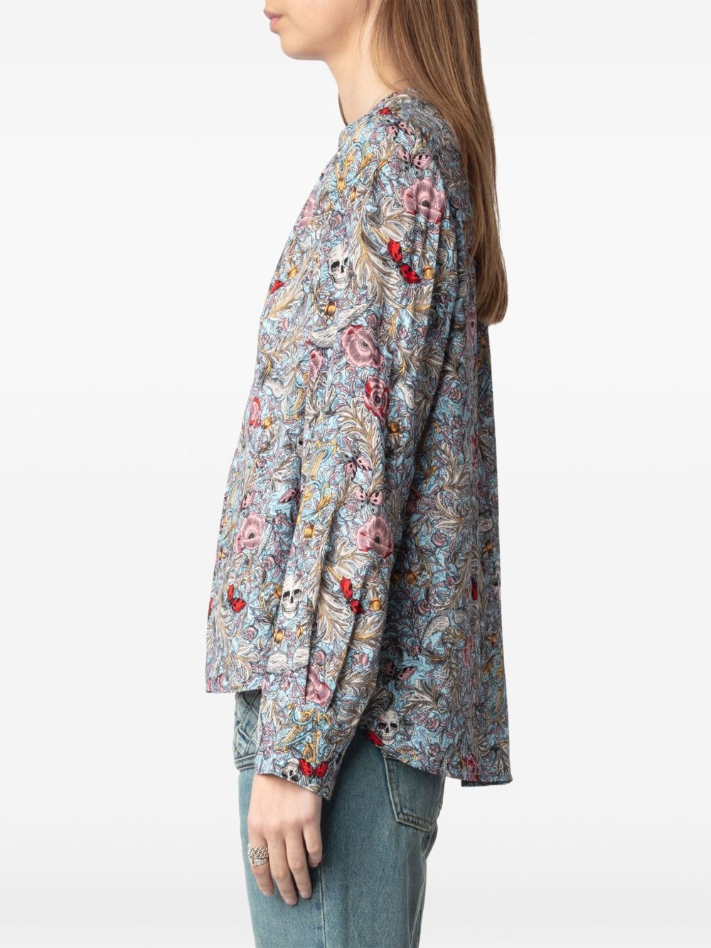 Tink floral-print blouse - 4