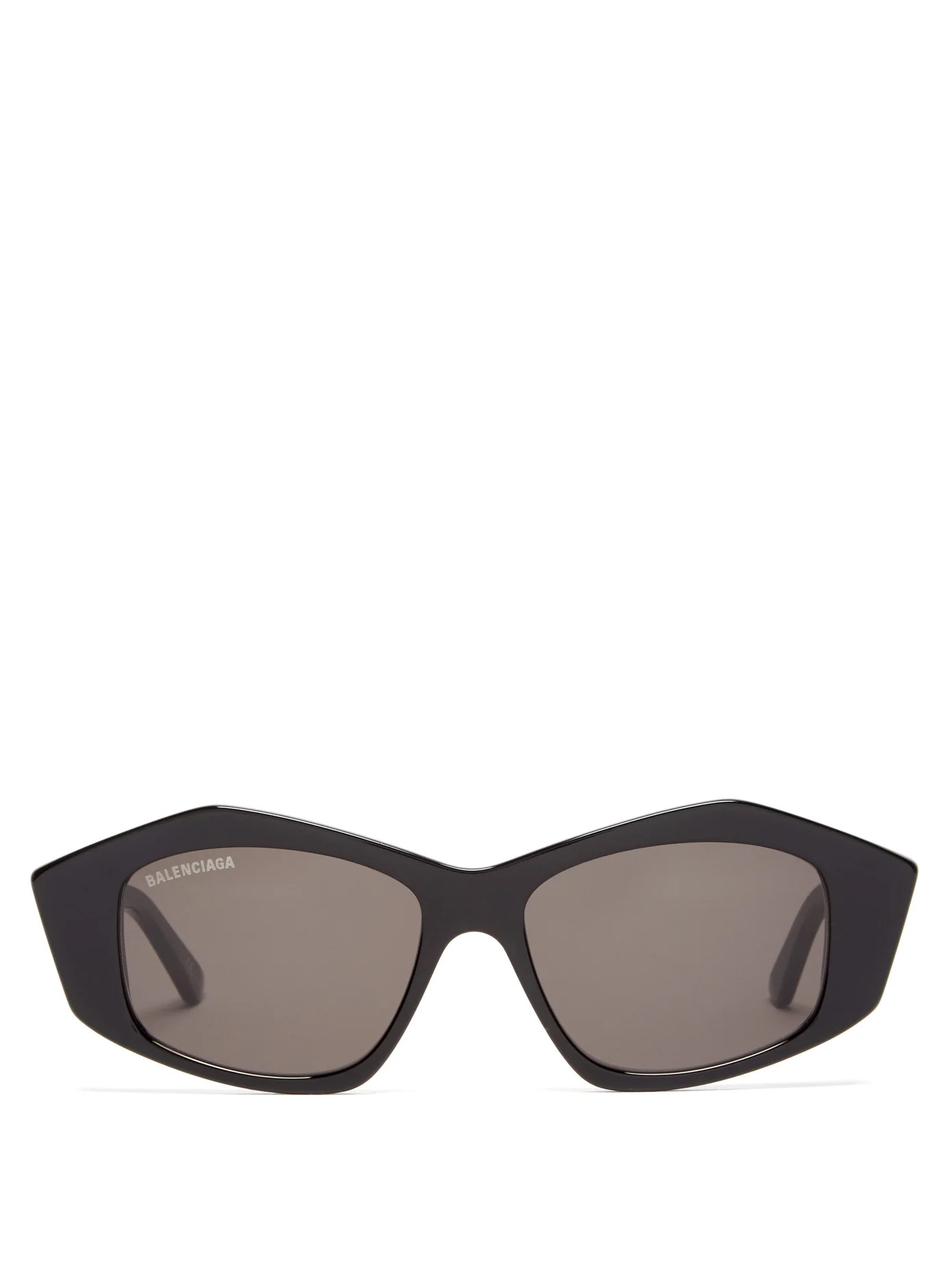 Geometric acetate sunglasses - 1