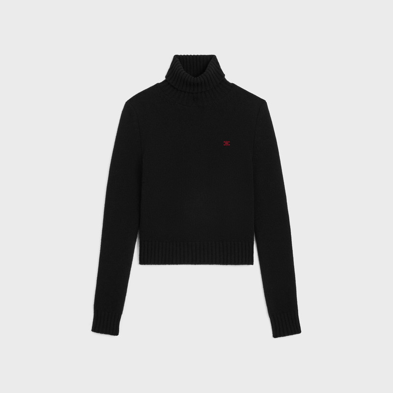 turtleneck sweater IN wool and cashmere 1