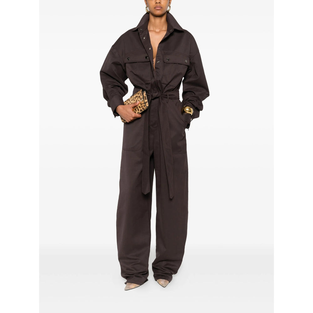 THE ANDAMANE - The Andamane Brown All In One - Jumpsuits Women - 3