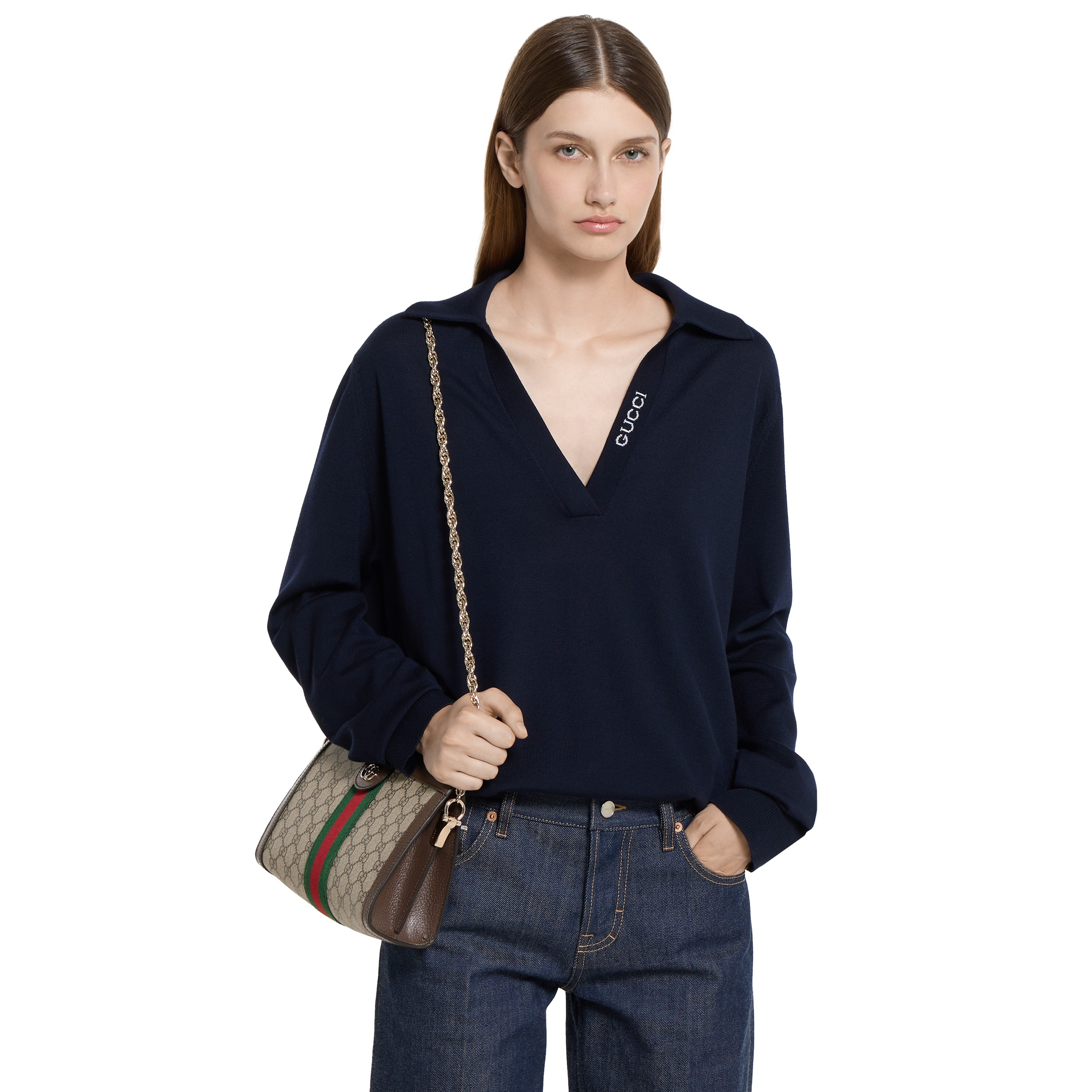 Ophidia medium shoulder bag - 3