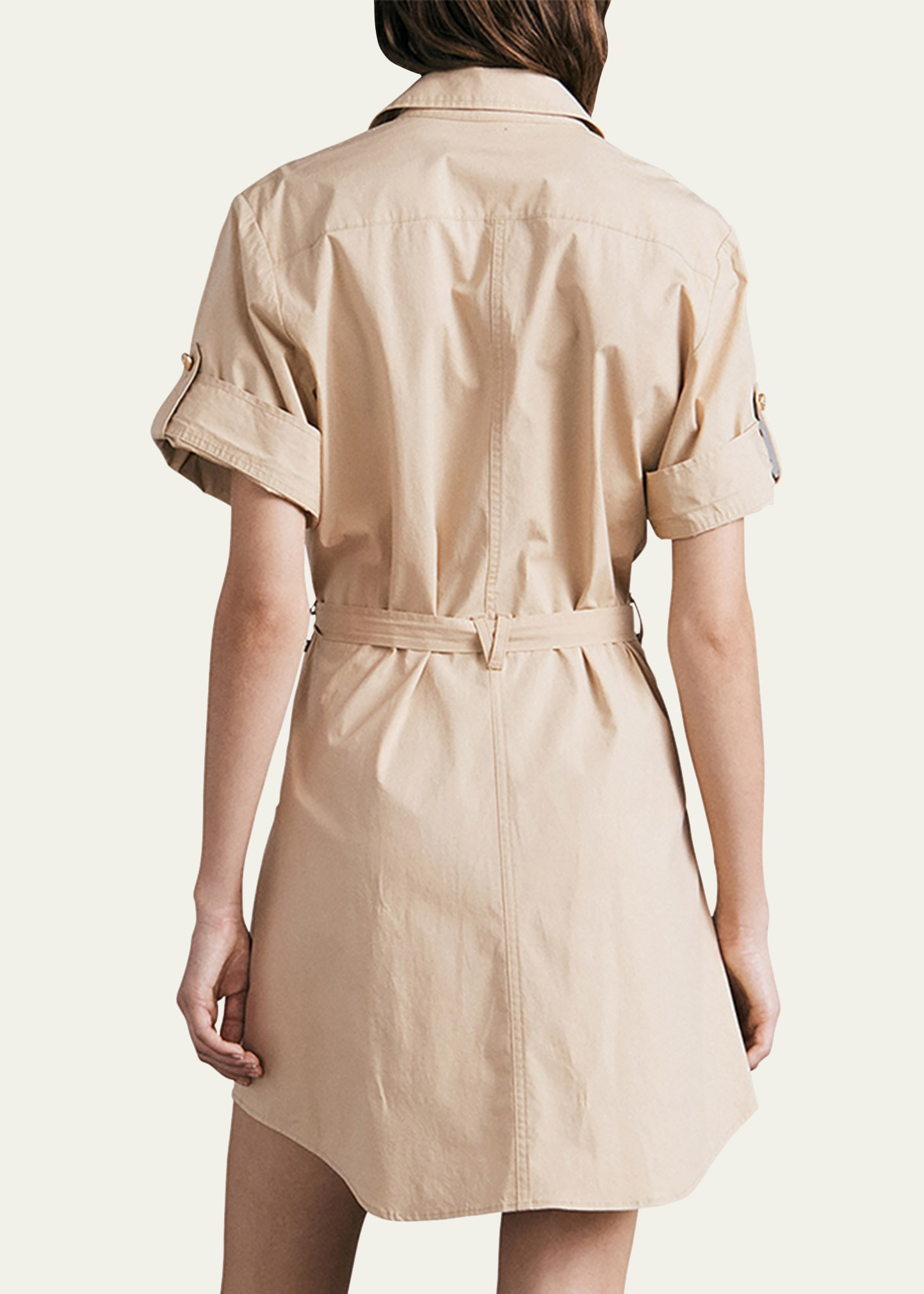 Roxanne Short Sleeve Mini Utility Dress - 3